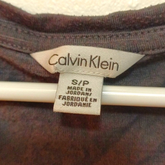 Calvin Klein sleeveless lace top. Soft blue gray hue. Pretty lace. Comfy soft. - Picture 7 of 7